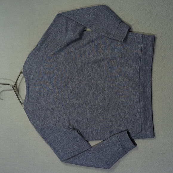 Mizzen+Main Sweater Men's XXL Trim Fit Blue Pullover Long Sleeve Made In America - Picture 6 of 9